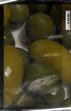 an image of olives wrapped in plastic