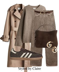 Casual Trench Coat Outfit, Winter Fashion Inspiration, Casual Thanksgiving Outfits, Looks Adidas, Outfit Ideas For Fall, Fall And Winter Fashion, Look Zara, Look Adidas, Winter Fashion Outfits Casual