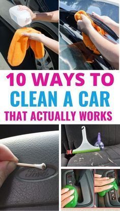 10 ways to clean a car that actually works