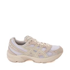 Womens ASICS Gel-1130 Athletic Shoe - White / Birch Sporty Asics Running Shoes With Vented Sides, Asics Cushioned Sneakers For Jogging, Asics Jogging Sneakers With Cushioned Footbed, Asics Sneakers With Cushioned Footbed For Jogging, Asics Sporty Running Shoes With Vented Sides, Sporty Running Shoes With Gel Cushioning For Streetwear, Sporty Streetwear Running Shoes With Gel Cushioning, Asics Sneakers With Gel Cushioning, Asics Sneakers With Gel Cushioning For Sports