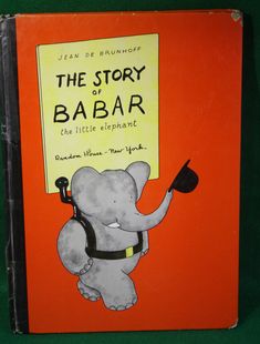 the story of babaar by jean de brunner is shown in this children's book