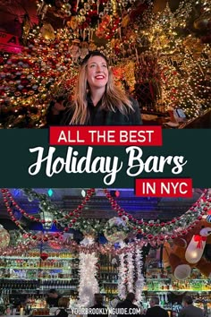 christmas bars in NYC one of the best things to do in NYC at Christmas Brooklyn In December, Rooftop Bar Outfit Winter, Must Do In Nyc At Christmas, Best Things To Do In Nyc At Christmas, Best Nyc Hotels At Christmas, Rolfs Nyc Christmas, One Day In Nyc At Christmas, Rolfs Nyc