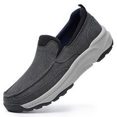 PRICES MAY VARY. Arch Support: Men's casual shoes with removable arch support insoles can improve foot comfort.These shoes provide even weight distribution, realigning your body.If you have plantar fasciitis, heel pain, foot pain, flat feet, these orthopedic shoes are your best choice. Lightweight & Non Slip: Men's slip on loafers combine with sneakers soles, providing you with a comfortable shoe-wearing experience.The lightweight design and cushioned insoles ensure that you can walk comfortably Gray Slip-on Sneakers For Walking, Gray Slip-resistant Round Toe Slip-on Sneakers, Comfortable Gray Slip-on Walking Shoes, Gray Slip-on Walking Shoes, Gray Closed Toe Slip-ons, Gray Slip-ons With Arch Support And Round Toe, Gray Non-slip Slip-ons, Gray Slip-on Walking Shoes With Round Toe, Slip-on Driving Loafers With Removable Insole