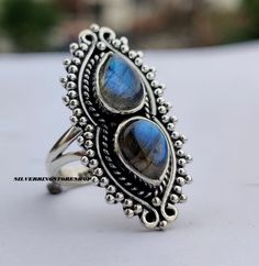 WELCOME silverringstoreshop Labradorite Ring, 925 Sterling Silver Ring, Band Ring, Women Ring, Gemstone Ring, Labradorite Jewelry, Handmade Ring,Boho Ring,Gift For Her, Labradorite is known as the stone of destiny and is believed to help you to find your true path in life. It is said to promote wisdom and understanding. It also assists in eliminating fears and insecurities. -------------------------------------------------------------------------------------------------------------------------- Bohemian Silver Turquoise Ring For Healing, Bohemian Moonstone Ring For Anniversary, Bohemian Untreated Moonstone Ring, Untreated Round Bohemian Moonstone Ring, Bohemian Sterling Silver Moonstone Ring Nickel Free, Bohemian Crystal Ring, Stamped 925 For Anniversary, Bohemian Silver Crystal Ring For Anniversary, Bohemian Labradorite Gemstone Ring, Silver Bohemian Labradorite Ring