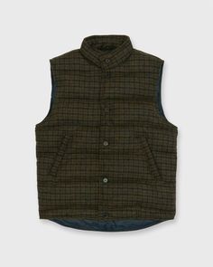 Cashball Vest in Brown/Spruce/Navy Plaid Harris Tweed | Shop Sid Mashburn Sid Mashburn, Holiday Plaid, The Right Stuff, Tuxedo Shirts, Harris Tweed, Tweed Blazer, Suit Separates, Sweaters And Jeans, Sports Jacket