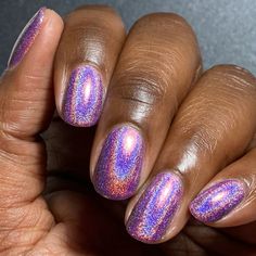 Pink Fizz – Holo Taco Pink Holo Nails, Nail Coat, Holo Taco, Lavender Syrup, Holo Nails, September Nails, Holographic Nail Polish, Metallic Nails, Holographic Nails