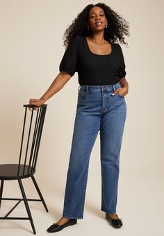 Exclusively At Maurices Our Sculpt Jeans Have A Body-Hugging Stretch That Hold You In And Smooths You Out. It's Next Level Shaping Where You Want It Most. Add To Your Cart Today!.mar-Pdp-Section .mar-Product-Description {Color: #000;}.mar-Pdp-Section .mar-Product-Description Ul .mar-Pdp-Section .mar-Product-Description Ul>Li {Margin-Left: 10Px;padding-Left: 10Px;}.mar-Pdp-Section .mar-Product-Description .mar-Product-Description-Content Ul Li{List-Style-Type: Disc;margin: 0 0 5Px;padding-Left: 5 Maurices Plus Size, M Jeans, List Style, Long Shorts, Plus Size Jeans, A Plus, Hold You, Top Shoes, Straight Jeans