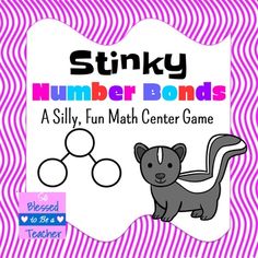 stinky number bonds game for children to play on the computer or in their classroom