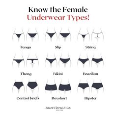 Types Of Under Wear For Women Chart, All Types Of Panty, Types Of Shorts Chart, Boyshorts Outfit Women, Types Of Under Wear For Women, Boyshorts Outfit, Under Garments For Women, Types Of Bikinis, Types Of Bottoms