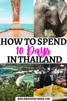 how to spend 10 days in thailand