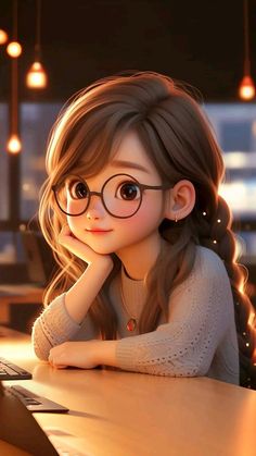 she looks like a barbie 😍 Wallpaper Images Girly, Cartoon For Dp, Cute Images For Dp Cartoon, Cute Cartoon Girls Dp, Girl Cartoon Dp, Cute Girl Animation, Food With Faces, Cute Cartoon Art, Cute Dp