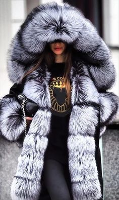 Faux Fur Hooded Coat, Hooded Winter Coat, Parka Women, Coat With Hood, Fur Parka, 90's Fashion, Long Parka, Fox Fur Coat