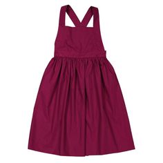 Bonpoint Girls Dresses. Fashion category: Casual Dresses. SKU: S03GDRW00032-058. Color: Violet. Indulge in the charm of the BONPOINT Gladys Cross-Strap Midi Dress, a delightful fusion of style and comfort. Crafted from luxurious plum purple cotton, this dress features a square neck, rear criss-cross straps, a smocked waist, and a rear button fastening for a timeless and versatile wardrobe piece.Cotton 100%. Color Violet, Versatile Wardrobe, Plum Purple, Cross Straps, Square Neck, Criss Cross, Plum, Casual Dresses, Violet