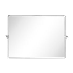 a square mirror on a white background