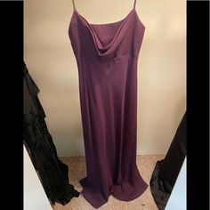 Michaelangelo Dress. Size 10, Worn Once. In Excellent Condition. Perfect For A Bridesmaid/Moh Or A Wedding Guest! Deep Purple Dress, Dress Gown, Purple Dress, Deep Purple, Color Purple, Wedding Guest, A Wedding, Gowns Dresses, Size 10