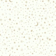 stars and crescents on a white background with gold foil glittering in the middle