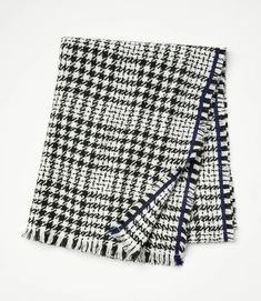 Loft Store, Houndstooth Scarf, Soft Layers, Loft Outlet, Chan Luu, Pretty Prints, Detail Shop, High Contrast, Cool Sweaters