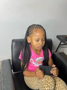 Little Black Girls Box Braids Kid Hairstyles, Girl Twist Hairstyles Kids Black Little, Pink And Black Braids For Kids, Ghana Weaving Hairstyles, Cute Little Kid Outfits Girl Style Black, Teens Hairstyles, Weaving Hairstyles, Royal Hair, Ghana Weaving