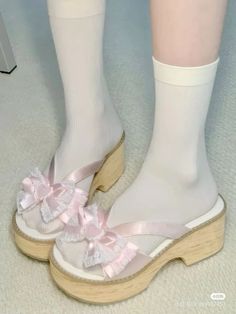 Gyaru Shoes, Geta Sandals, Satin Heels, Cute Shoes, Manolo Blahnik, Trinidad And Tobago, Uganda, Cyberpunk