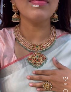 Nakshi Kundan Jewellery, Tussi Necklace Gold, Gold Buttalu, Vaddanam Designs, Mango Mala, Bridal Jewelry Sets Brides, Long Haram, Gold Earrings Models