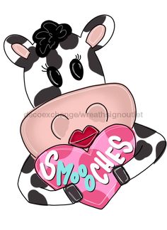 Cow Sign Valentine Wood Sign Door Hanger Decoe-W-497 22 Valentines Door Hangers, Valentine Door Hangers, Valentines Paintings, Valentine Door Hanger, Cow Valentine, Heart Door Hanger, Valentines Door, Valentines Door Hanger, Door Hanger Template