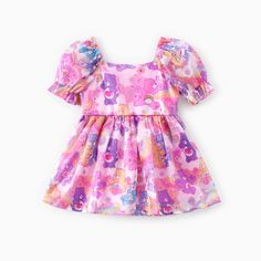 Adorable and dreamy, this Care Bears Toddler Dress will transport your little one to a magical world with its princess-style silhouette, puff sleeves, sparkling tulle, and lovely Care Bears print.
-Product features: Care Bears print.
-Fabric characteristics: Soft and comfortable.
-Piece of product: 1 dress.
-Sleeves: Puff.
-Style: Dreamy and lovely. Cute Toddler Outfits, Newborn Baby Clothes, Dress Sleeves, Clothes For Girls, To Cute, Princess Style, Care Bears, Bear Print, Magical World