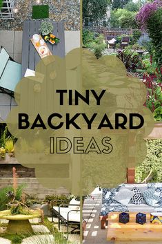 A tiny backyard can still be a lush oasis with a good design plan. From plants, to furniture, to pathways, steal some of these great ideas from real people's tiny backyards. Tiny Backyard Ideas, Design Per Patio, Tiny Backyard, Tiny Garden Ideas, Backyard Ideas For Small Yards, Small Yard Landscaping, Small Backyard Gardens, Garden Design Plans, Small Yard