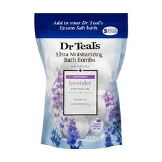 Dr Teal's Soothing Lavender Ultra Moisturizing Bath Bomb - 5ct Dr Teals, Bath Care, Moisturizing Bath, Hygiene Products, Relaxing Bath, Bath Tub, Christmas 2023, Bubble Bath, Sunflower Oil