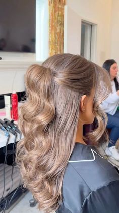 Debs Hairstyles, Bridesmaid Hair Inspo, Bridemaids Hairstyles, Bridesmaid Hair Makeup, Bridal Hair Inspiration, 2024 Prom, Ball Hairstyles, Hoco Hairstyles