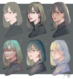 Lighting Reference, Kunstjournal Inspiration, الفن الرقمي, Illustration Manga, Digital Painting Techniques, Digital Art Beginner, Digital Coloring, Makeup Eyes, Arte Sketchbook