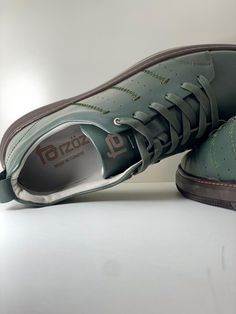 Men's Natural Leather Shoes Casual Shoes Footwear Comfortable Men Shoes Size 9.5  | eBay Green Leather Shoes With Round Toe, Green Leather Sneakers With Round Toe, Casual Green Leather Shoes With Round Toe, Green Leather Shoes With Textured Sole And Round Toe, Green Leather Sole Sneakers For Streetwear, Green Sneakers With Leather Sole For Streetwear, Olive Leather Low-top Sneakers, Olive Low-top Leather Sneakers, Green Leather Slip-on Shoes