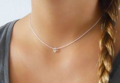 Delicate Silver Necklace, Necklaces Ideas, Silver Necklace Simple, Mommy Jewelry, Marcasite Jewelry, Necklace Moon, Collar Choker, Silver Necklaces Women, Layered Necklaces Silver