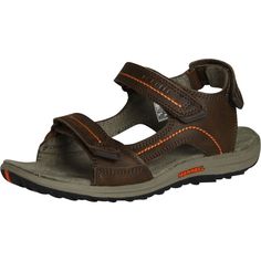 Merrell Sidekick Strap Dark Earth Childb Sandals 1 New Brown Leather Sport Sandals With Non-slip Sole, Brown Synthetic Sport Sandals With Round Toe, Brown Synthetic Round Toe Sport Sandals, Non-slip Leather Sport Sandals With Round Toe, Leather Slide Sport Sandals For Outdoor, Brown Open Toe Sport Sandals For Walking, Sporty Non-slip Leather Sandals, Brown Sport Sandals With Rubber Sole And Round Toe, Sporty Leather Sandals With Round Toe