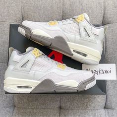 Nike Air Jordan 4 Gs Retro White Grey Shoes 5.5y 7w These Shoes Come In Youth Size: 5.5 Youth = Women’s 7 (Last) Brand New With Original Box 100% Authentic It Comes With Receipt Ship In 24 Hrs Final Sale Air Jordan 4 With White Rubber Sole, White Air Jordan 4 With Rubber Sole, White Sporty Air Jordan 4 With Rubber Sole, Casual Air Jordan 4 White With Rubber Sole, Casual White Air Jordan 4 With Rubber Sole, Air Jordan 4 With Boost Midsole And White Sole, White Air Jordan 4 Lace-up For Light Sports, White High-top Air Jordan 4 For Light Sports, White Lace-up Air Jordan 4 For Light Sports