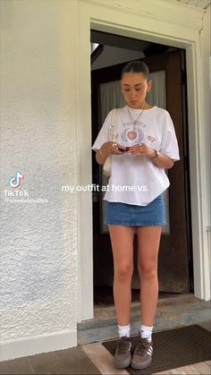 Casual Comfortable Outfits Summer, Summer Outfit With Jacket, Australia Beach Outfit, Arizona Going Out Outfit, Everyday Summer Shoes, Summer Outfits Sambas, December In Florida Outfits, Aesthetic Denim Skirt Outfit, Modest Mini Skirt Outfit