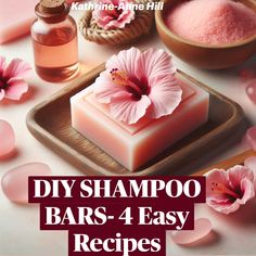 An article focusing on creating your own natural shampoo bars at home. Coconut Milk and Lavender, Rice Flour and Tea Tree, Aloe Vera and Mint, and Hibiscus and Rose shampoo bars, are the 4 simple recipes, with step-by-step instructions. How To Make Bar Shampoo, Rose Soap Bar, Rice Shampoo Bar Diy, How To Make Shampoo Bars, Rice Water Shampoo Bar Recipe, Shampoo Bars Diy Recipes, Fox Soap, Diy Shampoo Bars, Recipes Coconut Milk