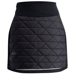 A comfortable layering piece for cold days on the trails  the Swix Infinity Insulated skirt provides the perfect combination of technical performance and lightweight warmth. Moisture-wicking 4-way Stretch Swim Skirt For Sports, Sporty 4-way Stretch Elastane Swim Skirt, Sporty Moisture-wicking Swim Skirt, Sporty Moisture-wicking Skirt With 4-way Stretch, Fitted Black Moisture-wicking Swim Skirt, Insulated Skirt, Hiking Jacket, Short Socks, Cycling Outfit