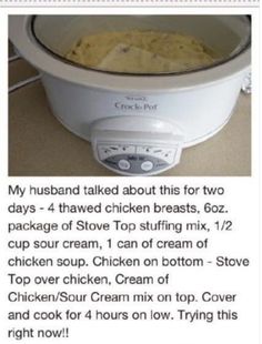 the instructions for how to make crockpot in an instant pot are shown below