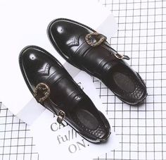 Cesar Leather Shoes in Black Color-baagr.myshopify.com-shoes2-BOJONI Gucci Mules, Monk Strap, Leather Shoes, Mule Shoe, Black Color, Dress Shoes Men, Oxford Shoes, Dress Shoes, Oxford