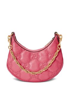 Shoulder Bag Pink, Compact Bag, Mini Shoulder Bag, Strap Tops, Online Bags, Pink Leather, Coral Pink, Pink Bag, Chain Link