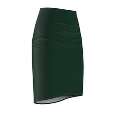 Womens Mini Skirt - High Waisted / Pencil Skirt. This pencil skirt is made of 88% polyester and 12% spandex. This blend gives the garment a four-way stretch which allows the fabric to stretch both width- and length-wise. The garment has a slight tapering along the outer thigh. Pair this skirt with your favorite accessories for a look that is both stylish and trendy. Look good and feel great. This skirt is a perfect addition to any wardrobe collection or to give as a gift. .: Material: 88% polyes Womens Mini Skirt, Green Pencil Skirt, Body Inspired, Outer Thigh, Green Pencil, Green Pencil Skirts, Womens Mini Skirts, High Waisted Pencil Skirt, Womens Pencil Skirts