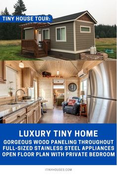 the tiny house tour is going on