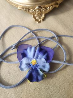 The beautiful accessory is perfect for a special occasion or a photo session. This product can be used as a choker, a bracelet, and a headband. Viola Flower, Floral Choker, Flower Choker, Flower Corsage, Violet Flower, Choker Necklaces, Photo Session, Bulgaria, Favorite Jewelry