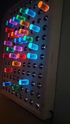 Looking for the perfect birthday gift that special someone? Look no further than the Giant Light Peg Board by Sensory Crafters! This hand-made masterpiece combines the timeless charm of the classic Light game with a giant-size  twist, making it an ideal addition to any sensory room, clinic, kids' room, or game room. This captivating LED game is not just a source of entertainment, but also a stunning light display that will illuminate any space with its vibrant colors. Let your creativity shine a Adult Sensory Room, Aba Clinic, Peg Board Walls, Game Room Lighting, Sensory Lights, Light Games, Sensory Room, Bright Led Lights, Game Room Decor