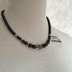 Graceful Garnet Short Necklace, Garnet Beaded Necklace Elegant Silver Garnet Necklace, Elegant Jewelry With Garnet Natural Stones, Elegant Jewelry With Garnet And Natural Stones, Elegant Garnet Jewelry With Natural Stones, Spiritual Garnet Necklace In Silver, Spiritual Silver Garnet Necklace, Elegant Garnet Necklace With Natural Stones, Classic Silver Necklace With Gemstone Beads, Classic Gemstone Beaded Necklaces For Gifts