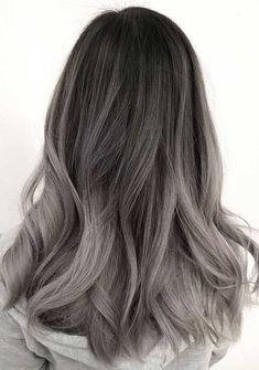 Pelo Color Ceniza, Ash Gray Hair Color, Ash Grey Hair, Korean Hair Color, Ash Hair, Gorgeous Hair Color