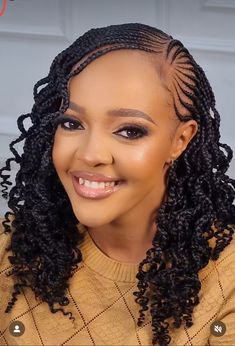 Half Goddess Braids, Conrows Lines And Braids 2024 With Curls, Carrot Hairstyles For Black Women, Cornrow Updo On Natural Hair, Carrot Hairstyles, Cornrows With Box Braids, Latest Braided Hairstyles, Latest Hair Braids