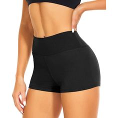 Elevate Your Workout with our High-Waist Athletic Gym Shorts Introducing our High-Waist Athletic Gym Shorts, the ultimate fusion of style and performance. Crafted to empower your active lifestyle, these shorts are designed to enhance your workout experience while keeping you fashion-forward. Flattering High Waist: The high-waisted design of these gym shorts provides exceptional support and coverage. It accentuates your natural curves while offering a secure fit that stays in place during the most demanding workouts. Stay Cool and Dry: Made from a premium moisture-wicking fabric, these shorts keep you cool and dry as you break a sweat. Say goodbye to discomfort and hello to peak performance. Freedom of Movement: With a four-way stretch, these gym shorts move with you. Whether you're doing s Short Academia, Workout Shorts Women, Volleyball Shorts, Yoga Dance, Workout Attire, Sports Trousers, Spandex Shorts, Shorts Women, Cycling Shorts