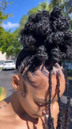 Starter Locs Ponytail Styles, Locs In Low Bun, Updo Soft Locs Hairstyles For Women, Feminine Natural Hairstyles Black Women, Nails 2023 Trends Winter Blue, Soft Locs Hairstyles Ideas Updo, Soft Locs Updo Hairstyles, Faux Locs Updo Styles, Lox Journey