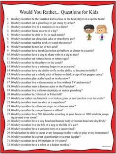 a printable question for kids to ask